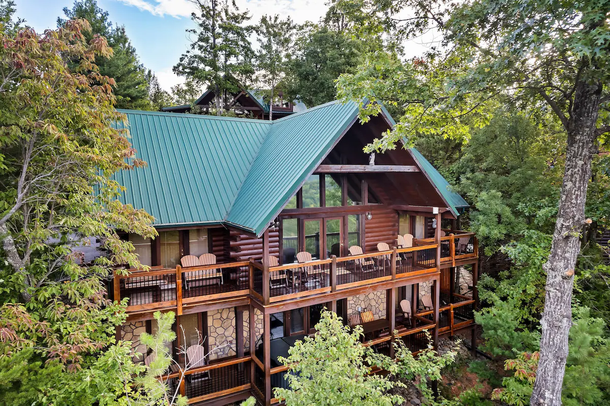 Aerial view of Emotional Rescue cabin